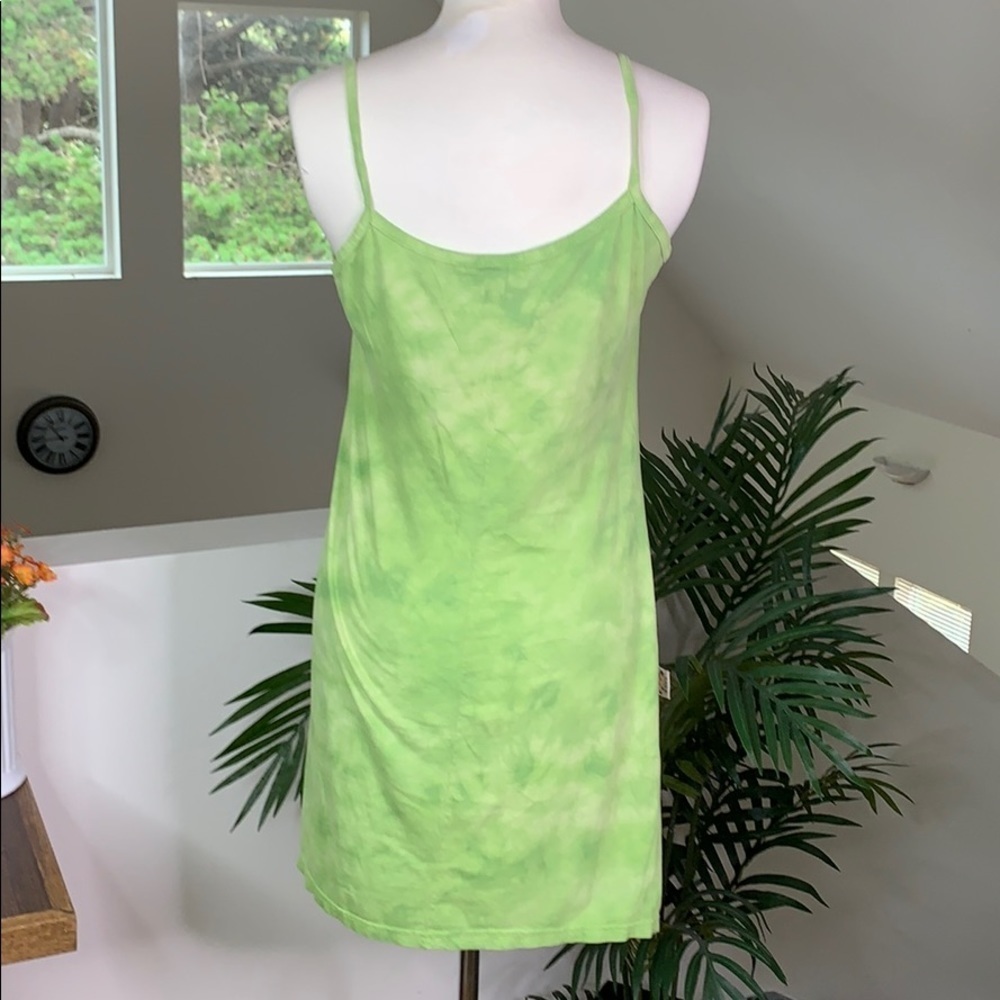 Tie Dye Costa Rica Cotton Tank Dress L - Picture 3 of 5